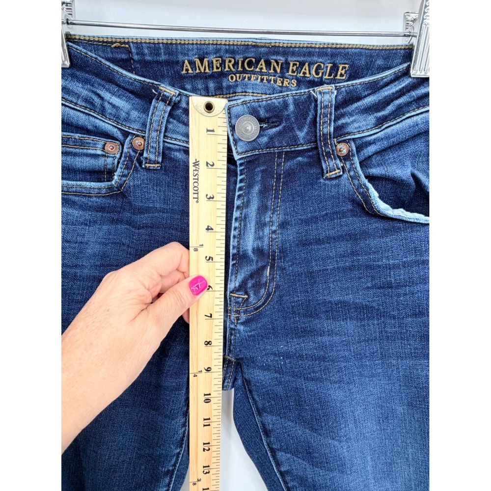 American Eagle Slim Jeans 28x32 Dark Wash Ne(X)t Level Flex Classic Casual - Picture 5 of 9